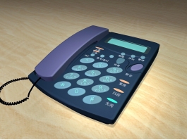 Amplified Corded Phone 3d preview
