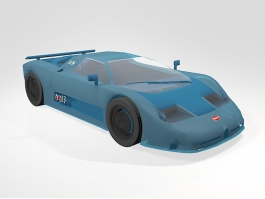 1991 Bugatti 11GB Toy Car 3d preview