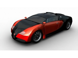 Bugatti Veyron Finish 3d model preview