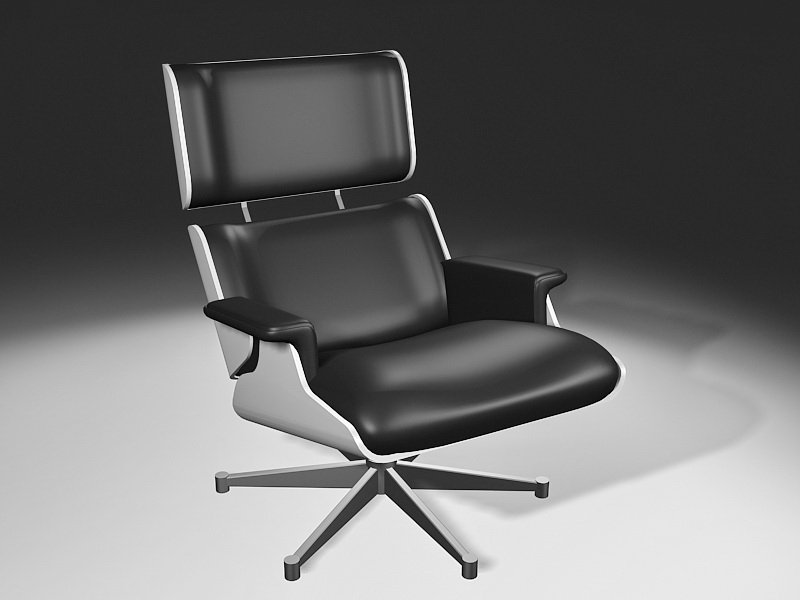 Executive Reclining Office Chair 3d rendering
