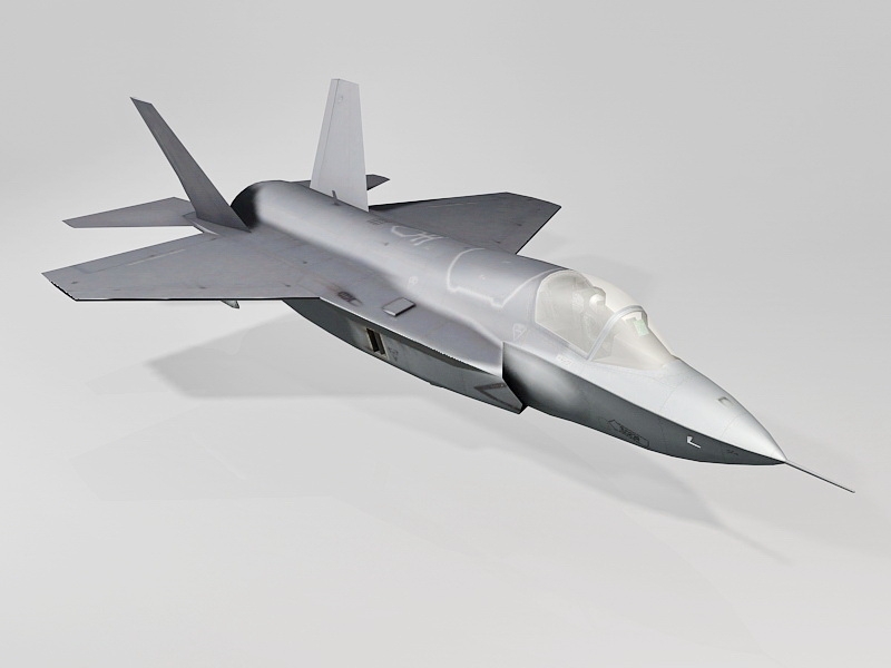 Air Force F-35 Lightning II 3d rendering