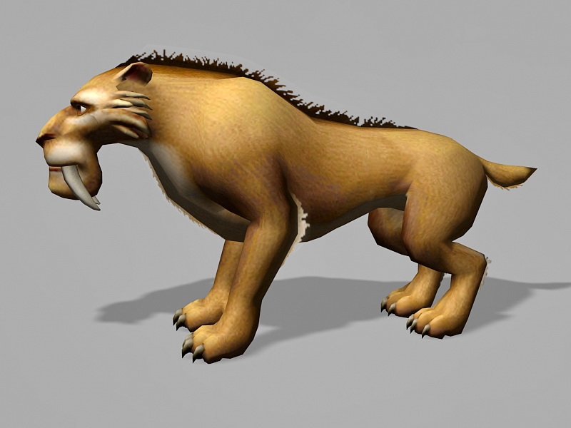 Ice Age Lion 3d model 3ds Max files free download - CadNav