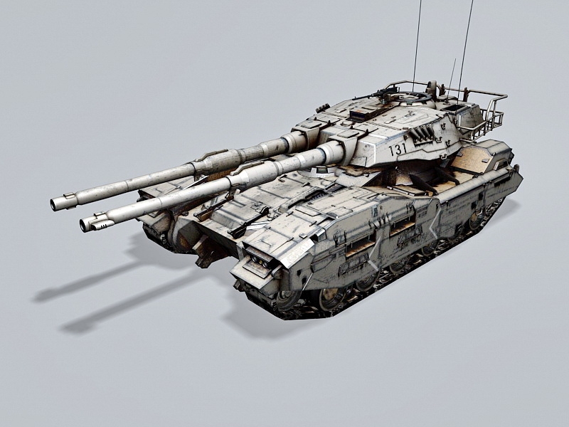 M61A5 Main Battle Tank 3d rendering
