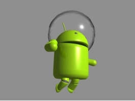 Android Astronaut Rig 3d model preview