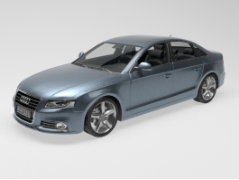 Audi A4 Car 3d model preview