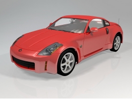 Nissan 350Z Sports Car 3d preview