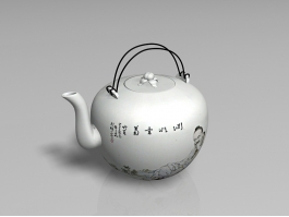 Traditional Chinese Teapot 3d preview
