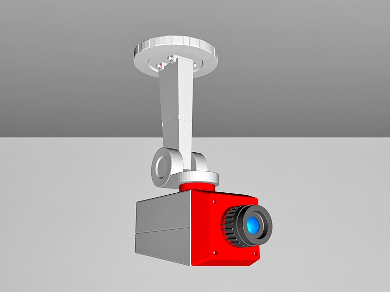 Old CCTV Camera 3d rendering