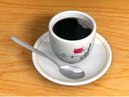 A Cup Of Coffee 3d model preview