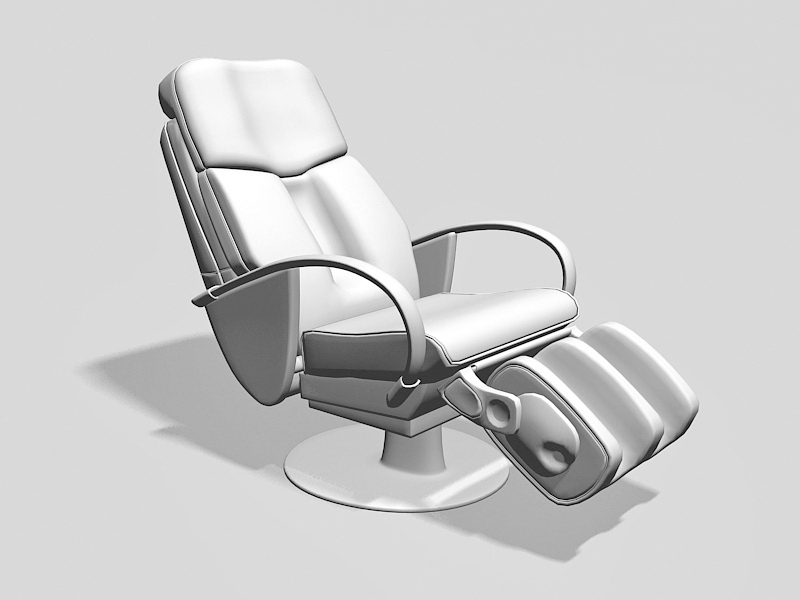 Executive Recliner Office Chair 3d rendering