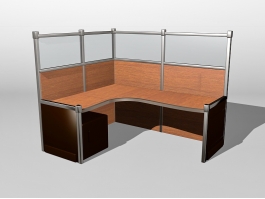 Office Cubicle Design Ideas 3d preview