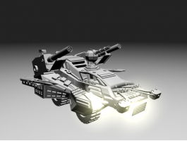 Sci Fi Combat Vehicle 3d preview