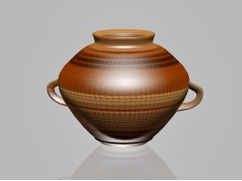 Clay Pottery Vase 3d preview