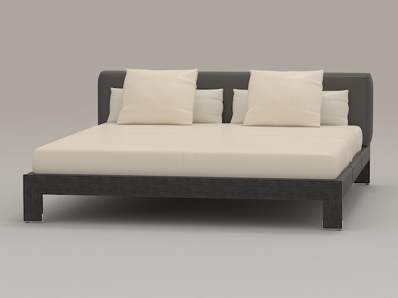 Modern Bed Furniture 3d rendering