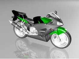 Honda CBR 600 Motorcycle 3d preview