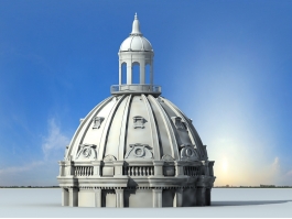 Ancient Rome Dome 3d model preview