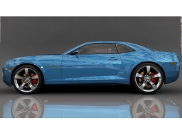 Blue Camaro 3d preview