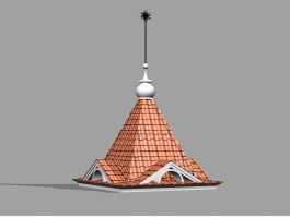 Spire and Roof 3d preview