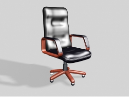 Leather Executive Office Desk Chair 3d preview