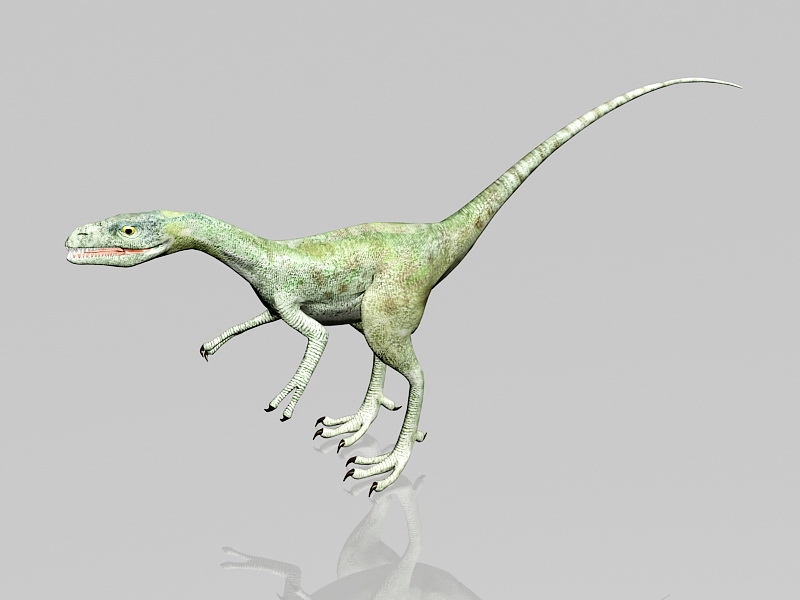 Velociraptor Dinosaur 3d rendering