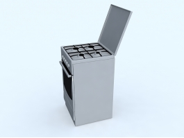 Stove with Oven 3d preview