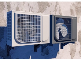 Air Conditioner External Unit 3d model preview