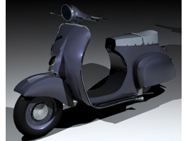 Vespa Motor Scooter 3d preview