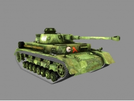 Panzer IV F2 Tank 3d preview