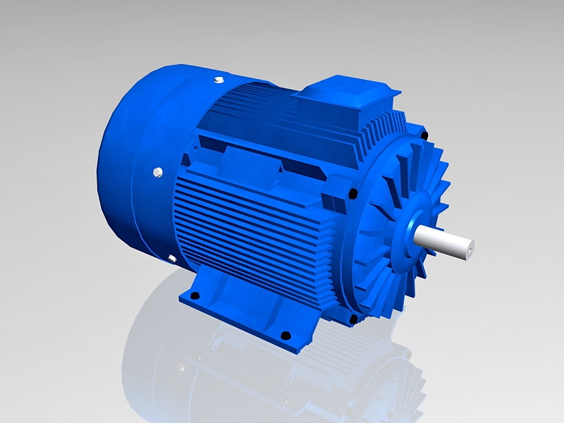 Electric Motor Engine 3d model 3ds Max files free download - CadNav