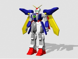 Gundam Action Figure 3d model preview
