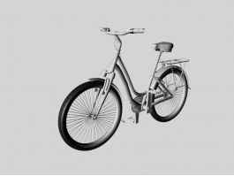 Ladies City Bike 3d preview