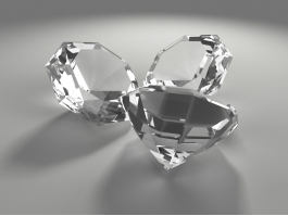 Beautiful Diamonds 3d model preview