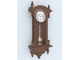 Antique Pendulum Wall Clock 3d preview