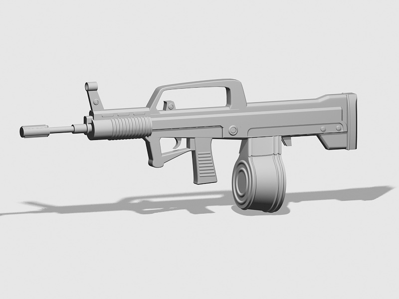 QJB-95 Light Support Weapon 3d rendering