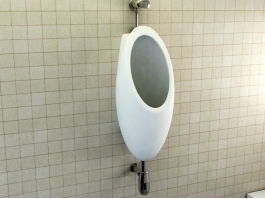 Urinal in Bathroom 3d preview