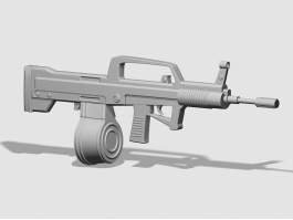 QJB-95 Light Support Weapon 3d model preview