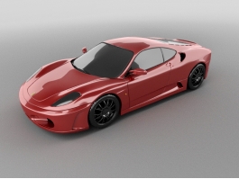 Ferrari F430 Red Car 3d preview