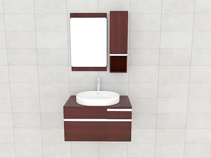 Bathroom Vanity Cabinet 3d rendering