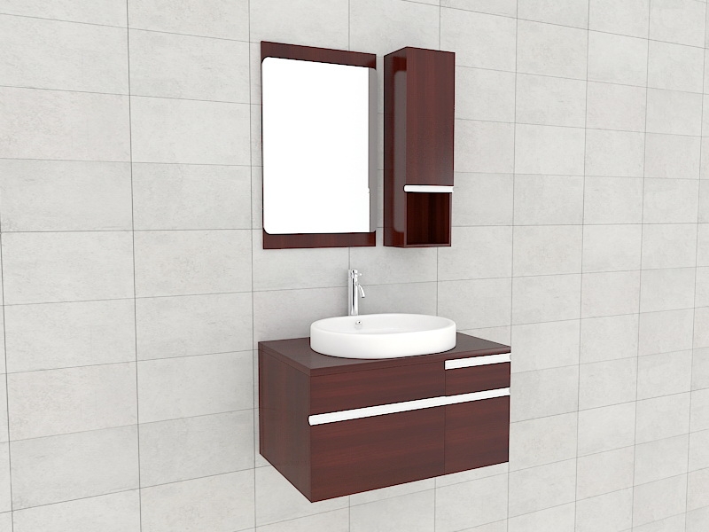 Bathroom Vanity Cabinet 3d rendering