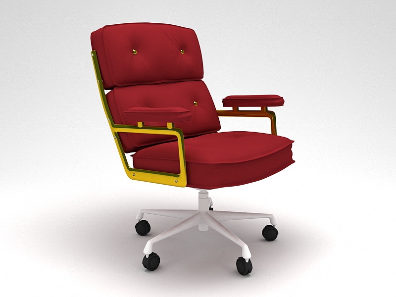 Home Office Chair with Arms 3d rendering