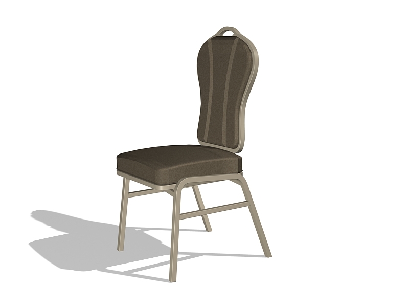 Elegant Dining Chair 3d rendering