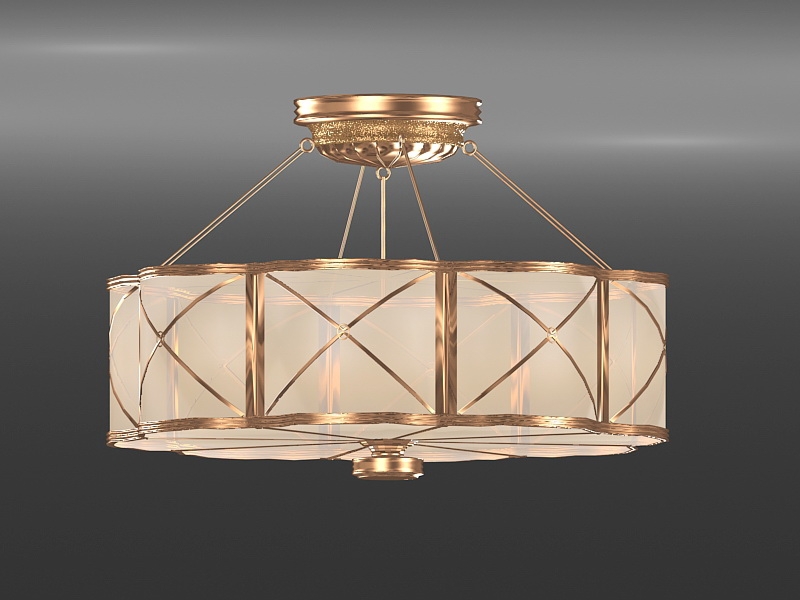 Designer Ceiling Lights 3d rendering