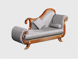 Chaise Lounge Furniture 3d model preview