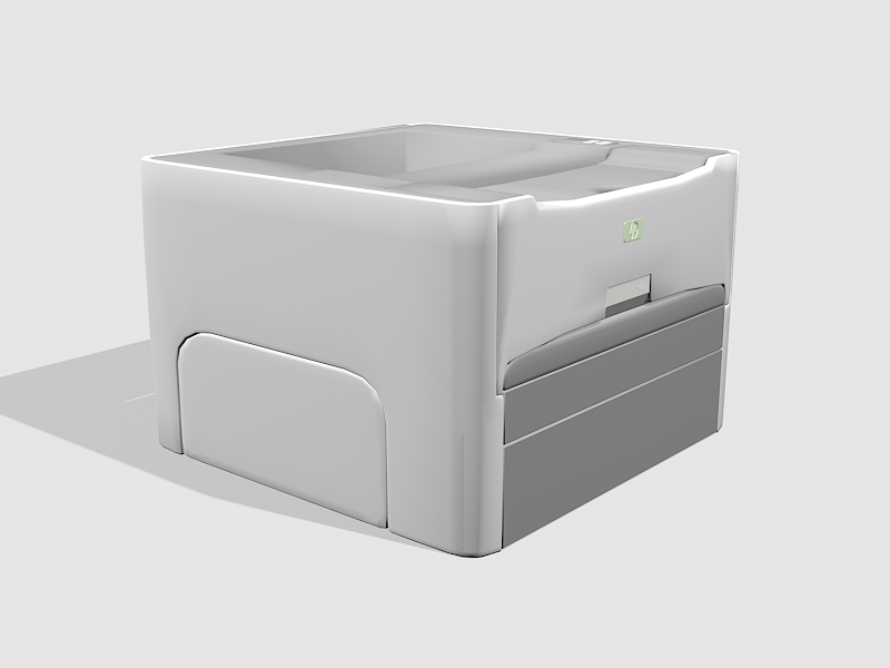 HP LaserJet 1320 Printer 3d rendering