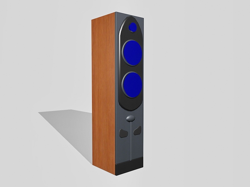 Audio Speaker Box 3d rendering
