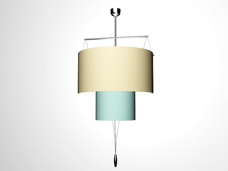 Hanging Pendant Light 3d rendering