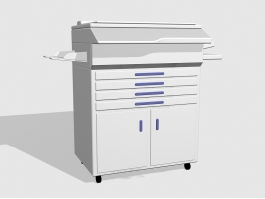 Office Photocopier 3d model preview