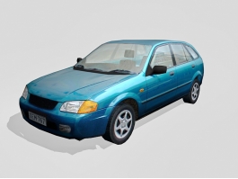 Daewoo Family Car 3d model preview