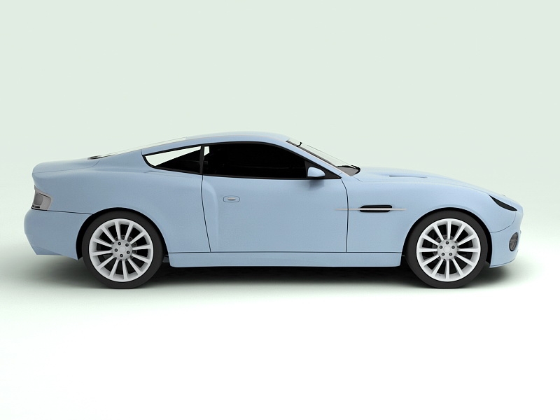 Aston Martin Vanquish 3d rendering