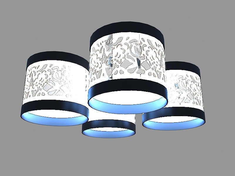 Modern LED Ceiling Lights 3d rendering